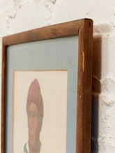 Load image into Gallery viewer, Chief in Blue Historical Portrait Print in Blue Robe
