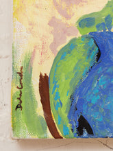 Load image into Gallery viewer, Woman in Blue Figurative Portrait Painting by Julio De La Concha
