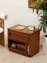 Load image into Gallery viewer, Walnut Formica Top Nightstand
