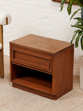 Load image into Gallery viewer, Walnut Formica Top Nightstand
