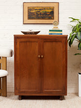 Load image into Gallery viewer, Walnut Mid Century Cabinet
