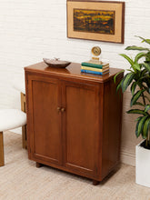 Load image into Gallery viewer, Walnut Mid Century Cabinet
