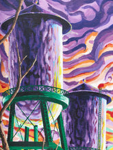 Load image into Gallery viewer, Twilight Towers Painting
