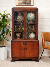 Load image into Gallery viewer, Oak Art Deco Original Antique Bookcases
