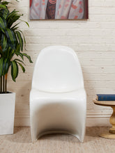 Load image into Gallery viewer, Vintage White Ghost Chair Repro
