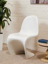 Load image into Gallery viewer, Vintage White Ghost Chair Repro
