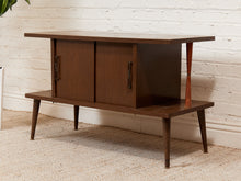 Load image into Gallery viewer, Formica Mid Century TV Stand
