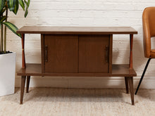 Load image into Gallery viewer, Formica Mid Century TV Stand
