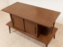Load image into Gallery viewer, Formica Mid Century TV Stand
