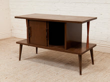 Load image into Gallery viewer, Formica Mid Century TV Stand
