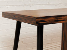 Load image into Gallery viewer, Madagascar 1950s Vintage Single Pedestal Double Drawer Desk
