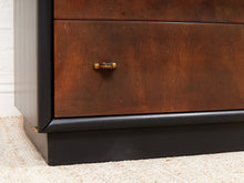 Load image into Gallery viewer, Art Deco Highboy Dresser with Black Body

