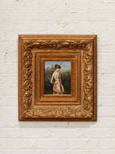 Load image into Gallery viewer, Garden Reverie Framed Romantic Portrait Painting in Ornate Gilt Frame
