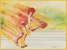 Load image into Gallery viewer, J Carter Tennis Screen Print 1977
