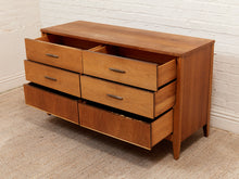 Load image into Gallery viewer, Mid Century 1950’s 6 Drawer Dresser
