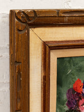 Load image into Gallery viewer, Wildflower Burst Framed Floral Impasto Painting with Bold Color
