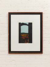 Load image into Gallery viewer, Town Gate Framed Print of Village View Through Archway
