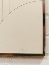 Load image into Gallery viewer, Deco Linework Minimal Architectural Drawing with Art Deco Symmetry
