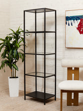Load image into Gallery viewer, Black Industrial Shelf
