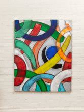 Load image into Gallery viewer, Monumental Postmodern Abstract with Geometric Forms by Julio De La Concha

