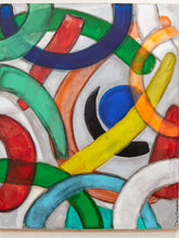 Load image into Gallery viewer, Monumental Postmodern Abstract with Geometric Forms by Julio De La Concha
