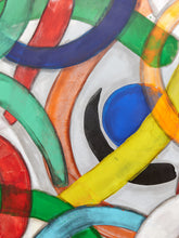 Load image into Gallery viewer, Monumental Postmodern Abstract with Geometric Forms by Julio De La Concha
