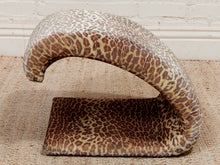 Load image into Gallery viewer, Animal Print Jaymar Cantalever Ribbon Chair &amp; Footstool
