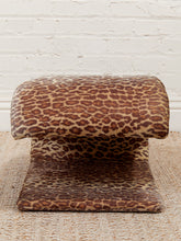 Load image into Gallery viewer, Animal Print Jaymar Cantalever Ribbon Chair &amp; Footstool
