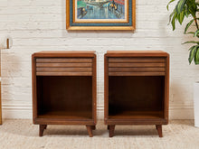 Load image into Gallery viewer, Louvered Drawer Nightstands
