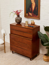 Load image into Gallery viewer, Five Drawer Mid Century Highboy Sleek
