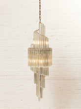 Load image into Gallery viewer, Spiral Art Deco Style Chandelier
