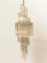 Load image into Gallery viewer, Spiral Art Deco Style Chandelier

