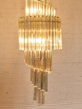 Load image into Gallery viewer, Spiral Art Deco Style Chandelier
