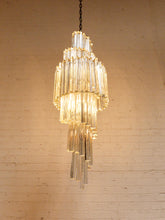 Load image into Gallery viewer, Spiral Art Deco Style Chandelier
