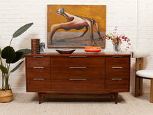 Load image into Gallery viewer, Kent Coffey Mid Century Walnut Dresser

