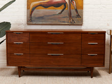 Load image into Gallery viewer, Kent Coffey Mid Century Walnut Dresser
