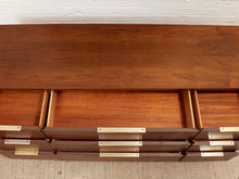 Load image into Gallery viewer, Kent Coffey Mid Century Walnut Dresser
