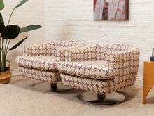 Load image into Gallery viewer, Geometric Club Chair as Found

