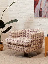 Load image into Gallery viewer, Geometric Club Chair as Found

