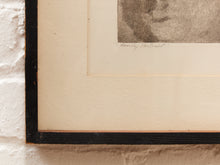 Load image into Gallery viewer, Fading Face Framed Monochrome Figurative Print with Dreamlike Portrait
