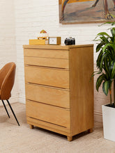 Load image into Gallery viewer, Blonde Highboy Dresser
