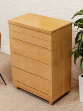 Load image into Gallery viewer, Blonde Highboy Dresser
