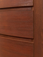 Load image into Gallery viewer, Five Drawer Bowed Front Art Deco Dresser Highboy
