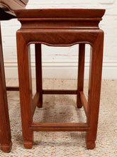 Load image into Gallery viewer, Mid-Century Chinese Lacquered Teakwood Ming Style Nesting Tables
