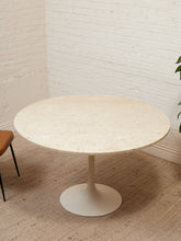 Load image into Gallery viewer, Travertine Tulip Dining Table
