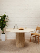 Load image into Gallery viewer, Travertine Round Table
