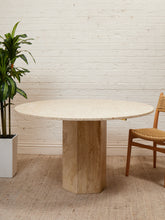 Load image into Gallery viewer, Travertine Round Table
