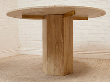 Load image into Gallery viewer, Travertine Round Table
