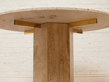 Load image into Gallery viewer, Travertine Round Table
