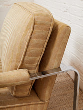 Load image into Gallery viewer, Art Deco Style Vintage Chrome Lounger
